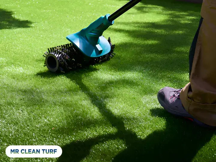 artificial turf cleaning